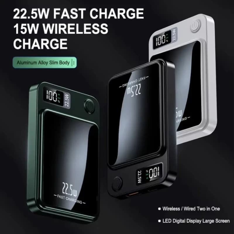 Batterie externe magnétique charge rapide